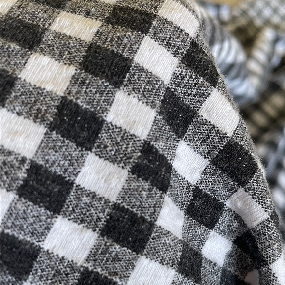 Zara Gray and White gingham Knit dress baby girl 2T - Picture 5 of 7